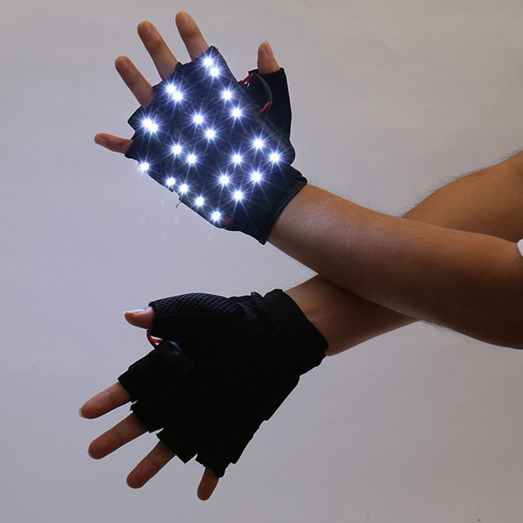 LED発光手袋 グローブ 2モード